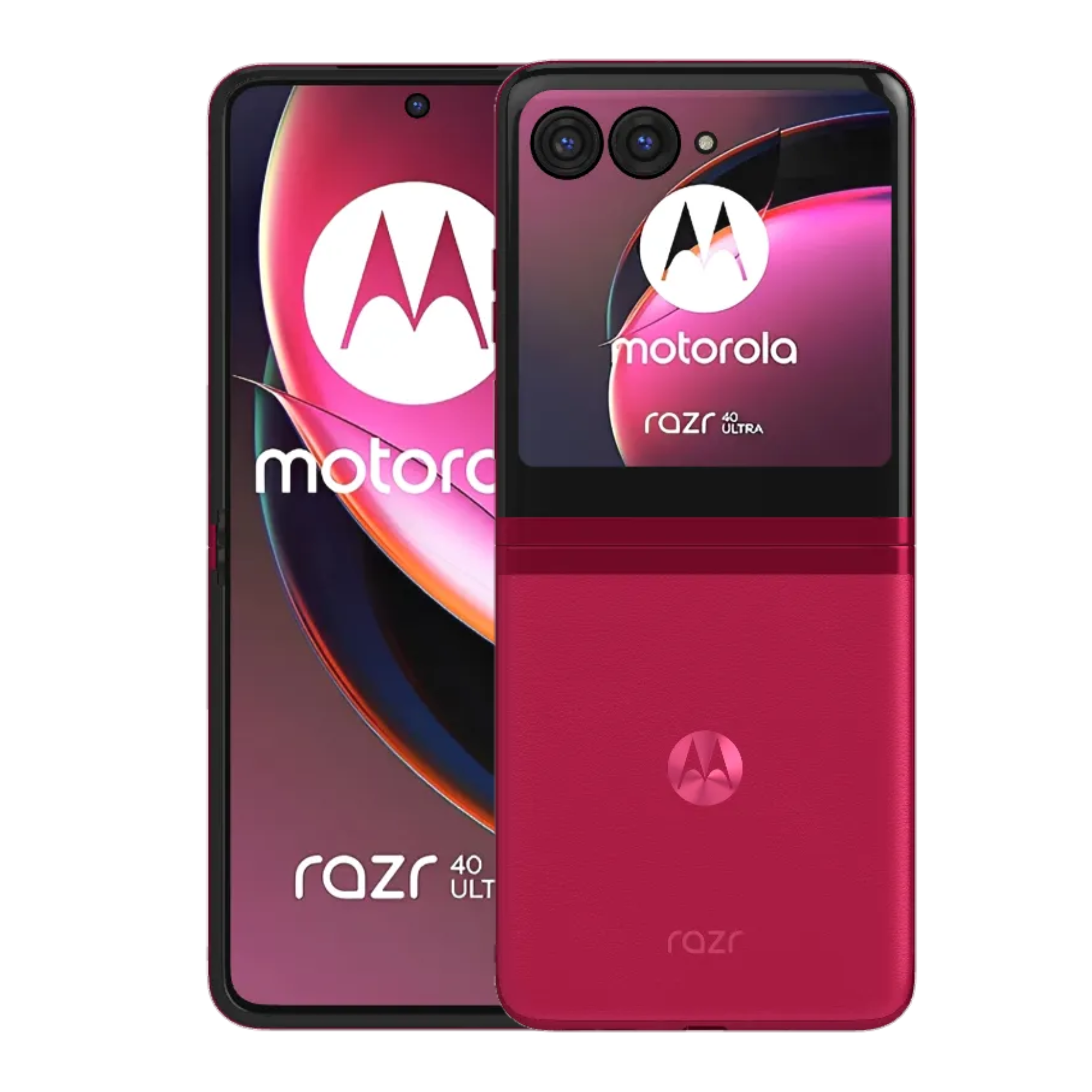 Motorola Razr 40 Ultra Infinite Black – Glacier Blue – Viva Magenta