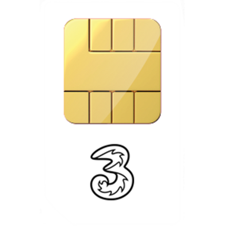 Three SIM – Unlimited – 24 Months – 22 Pound